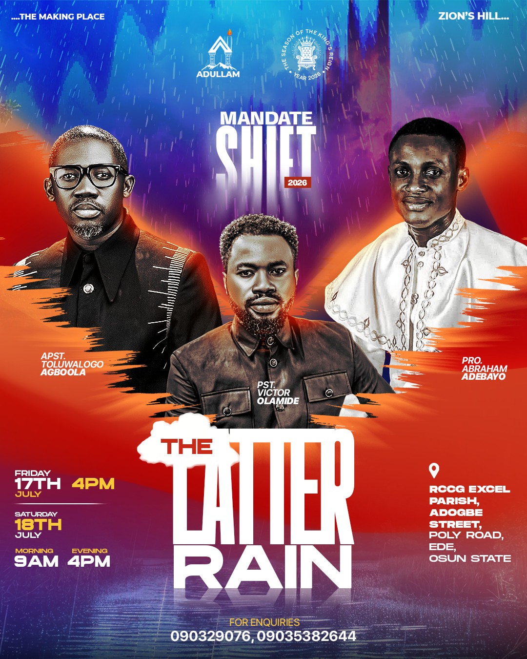 The Latter Rain Flyer