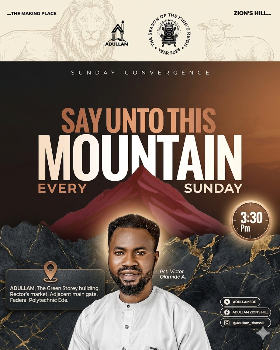 Say Unto This Mountain